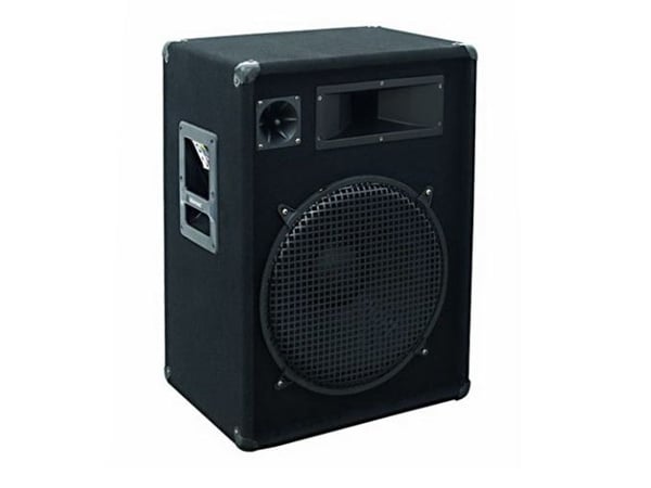 Omnitronic DX-1522, 1.0 kanaler, 400 W, 30 - 18000 hz, 8 O, Svart