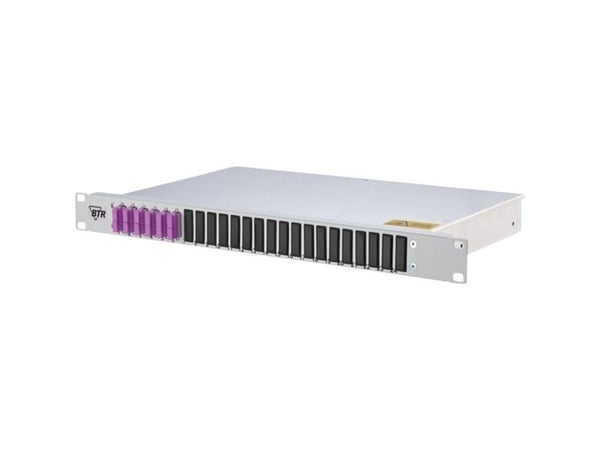 METZ CONNECT OpDAT, SC, grå, aluminium, stål, hyllemontering, 1U, 482,6 mm