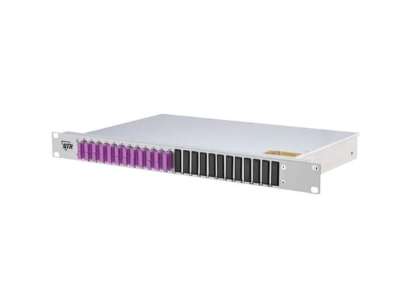 METZ CONNECT OpDAT, SC, grå, aluminium, stål, hyllemontering, 1U, 482,6 mm