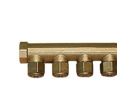 3/4 ford.rør m. 4x1/2 - studse 15 mm
