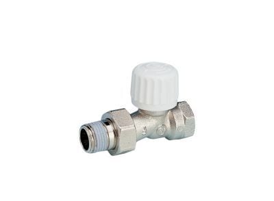 Termostatventil 1/2", rak till minishunt (passande för termostatventil)