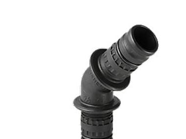 Mepla Kulma 45gr. Ø 26 - Pvdf 623.245.00.1