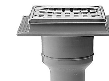 Maxiflex 75 mm afløbsskål til beton, uden studs, lodret
