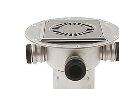 afl.skål 110mm - med st. for smøremembran. justerbar