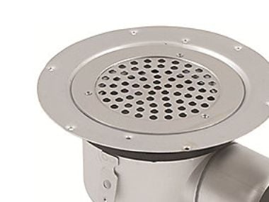 Blücher 75 mm afløbsskål til vinyl, uden studs, vandret