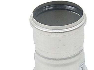 Blücher rustfri dobbelt stikmuffe Ø75 mm - AISI304/EN1.4301