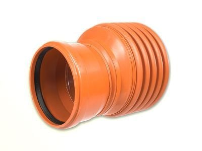 Kaczmarek K2 DN300 x 160 mm PP-red. til glat spids, u/gummiring