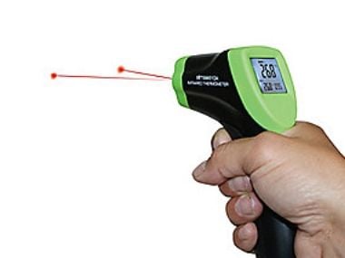 Elma 610A infrapunalämpömittari - Kaksoislaserilla varustettuna