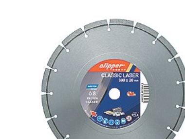 Diamantklinge classic laser - 125x2,3x22,23 bygningsmaterialerille (sininen)