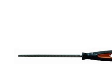 Bahco ERGO 1-230-08-1-2, Fil, Rund fil, Mellom grov og 2. kutt, Plast, Sort, Oransje, Ergonomisk, Grep som ikke glir