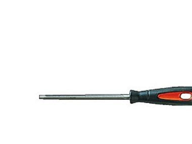 Bahco ERGO 4-186-06-2-2, Fil, Trekant-fil, 2. kutt, Sort, Oransje, 15 cm, 8,5 mm