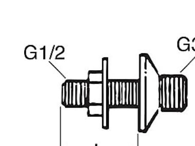 GB Forskruningssæt 65mm - a 2 stk for brusekabine