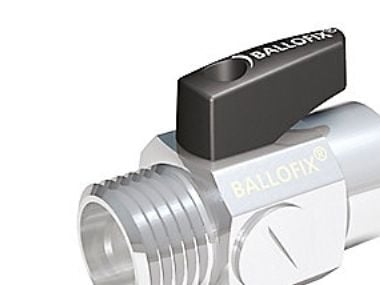 Broen Filterfix med håndtag muffe/nippel 1/2 x 1/2