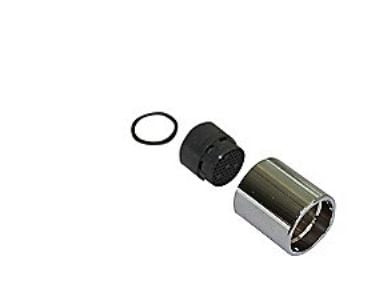 Børma Lufblander 18mm tud f A1 - krom komplet luftbl. m invd. gevind