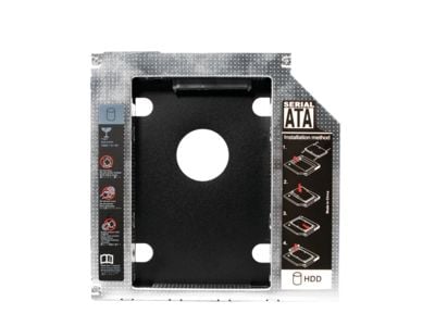 LogiLink AD0016, Sort, Metallisk, 160 mm, 190 mm, 25 mm, 100 g