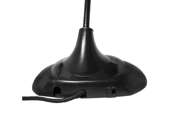LogiLink HS0047, PC-mikrofon, -58 dB, 100 - 16000 Hz, 2200 O, Retningsuavhengig, Koblet med ledninger (ikke trådløs)