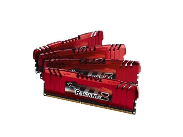 G.Skill Ripjaws Z Series - DDR3 - sett - 32 GB: 4 x 8 GB - DIMM 240-pin - 1600 MHz / PC3-12800 - CL10 - 1.5 V - ikke-bufret - ikke-ECC