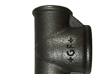 GF GEORG FISCHER 3/8 - 1/2 3/8 sort tee