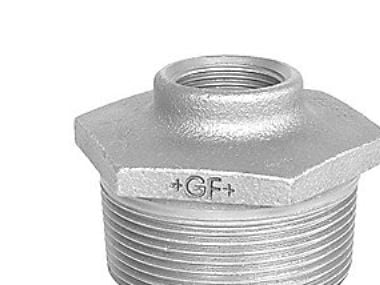 Nippelmuffe galvaniseret koncentrisk 2 1/2 x 1 1/4