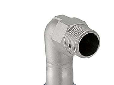 GEBERIT Siirtymäkulma ruostumaton 28 mm-1 holkki / nippeli mapress