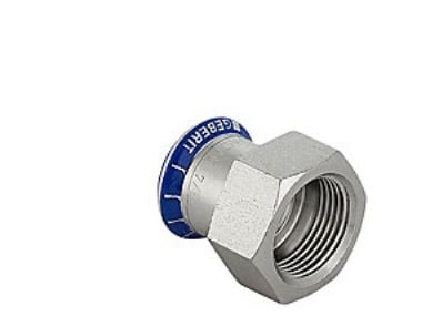 Overg.Mf Rustf 22mm-1/2 - M/indv.Gev MA-Press. Kun M-bakker