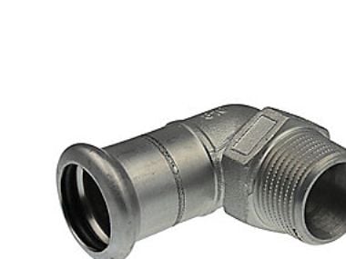 VSH taivutus 90° muhvi/nippa 54 mm X 2 haponkestävä VSH taivutus 90° muhvi/nippa 54 mm X 2 haponkestävä