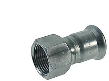 VSH overgang muffe/muffe 42 mm X 11/4 syrefast