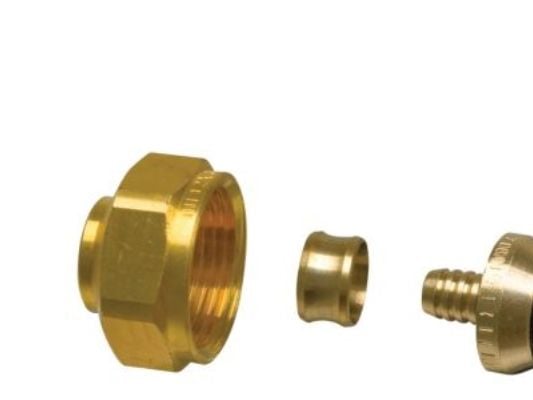 Uponor Eurokonus kopplingssats 3/4 17-2 Pex förkromad mässing