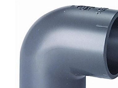 PVC vinkel 90° 16mm - 721.100.105 +gf+