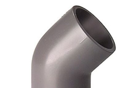 PVC vinkel 45° 32mm - 721.150.108 +gf+