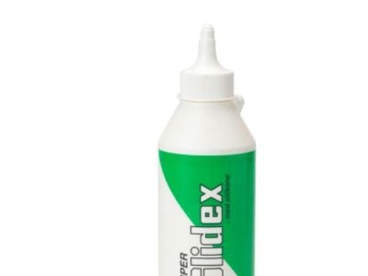 UNIPAK SUPERGLIDEX er et silikoneholdigt glidemiddel, der anvendes ved montage af plastmufferør (kun kloakrør).