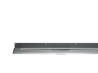 Unidrain Linie afløbsarmatur - bejdset rf stål 1004 900mm m/vægflange