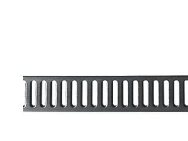 Unidrain rist i 3 mm massiv AISI 304 rustfri stål til ClassicLine ramme - model Column i længde 700 mm