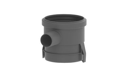 Unidrain 95 mm forhøjerstykke med studs til Unidrain hjørneudløb
