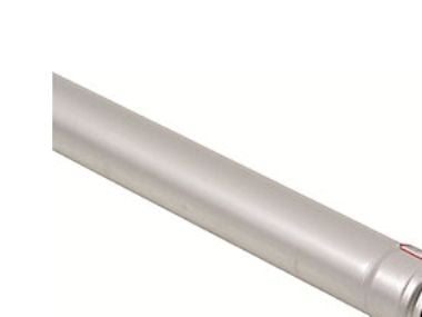 Blücher rustfri lige rør med muffe - Ø50 mm i længde 150 mm - AISI304/EN1.4301