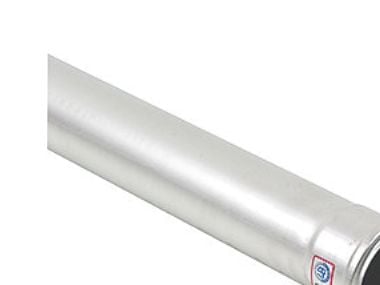 Blücher rustfri lige rør med muffe - Ø75 mm i længde 1000 mm - AISI304/EN1.4301