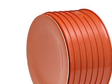 Pohja 425mm tiivisterenkaalla - aaltopahvilla varustettuun koteloon. Uponor Pohja 425mm tiivisterenkaalla - aaltopahvilla varustettuun koteloon. Uponor