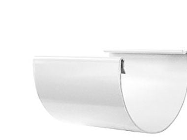 11" Samlestykke hvid Plastmo