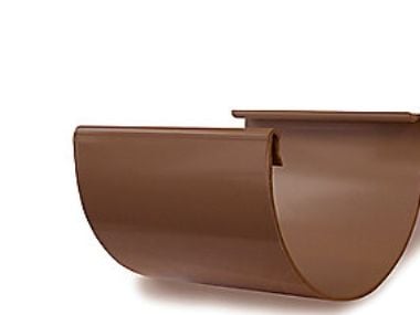 11" Samlestykke brun Plastmo