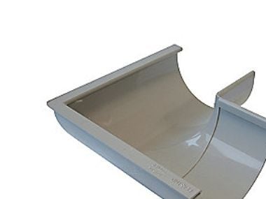 10" x 90° Gering udvendig grå Plastmo