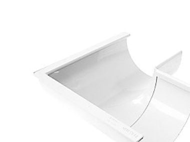 11" x 90° Gering udvendig hvid Plastmo