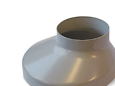 Plastmo brøndkrave Grå 75 - Ø150mm