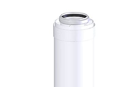 80/125 Metalbetos ConneXt længde 1000 mm, PP/Alu