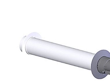 80/125 Metalbestos ConneXt væggennemføring PP/Alu