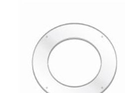 80/125 mm Metalbestos ConneXt krave 0-10° hvid PPS