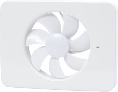 FRESH Ventilator Intellivent Celcius til varmeflytning med termostat fra 16-30°C for start af ventilator. Luftmængde max. 134 m³/h.