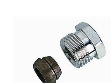 Danfoss 013G4115, Kompresjonskobling, Kaldt-/varmtvannssystem, Nickel, 16 stang, 10 stang, 120 °C