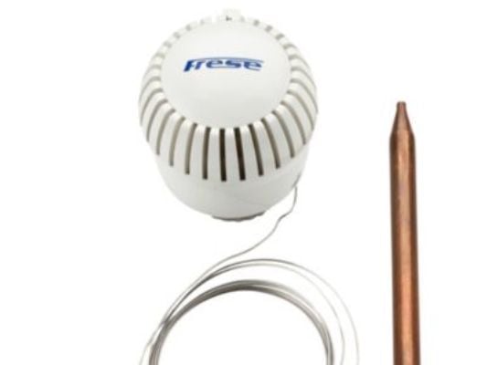 Frese termostat m. fjernføler - Termostat med fjernføler t/vand og luft, 2,5 mm