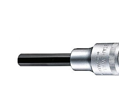 STAHLWILLE 1054/8, Støpselsett, 1/2", Metrisk, 5 hoder, 8 mm, Kromfarget