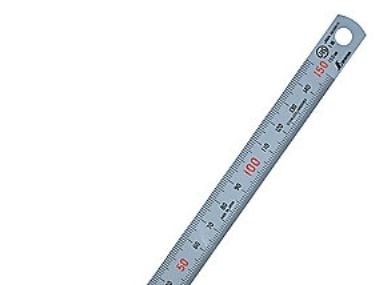 Stållineal 150x15x0,5 - Shinwa H101a